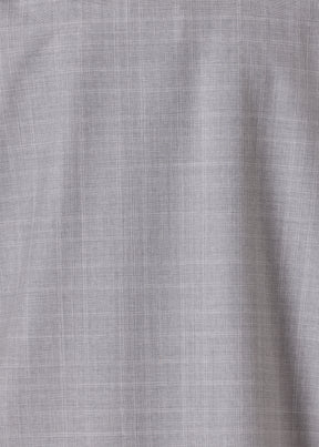 virgin wool wide longer back shirt jacket with collar - mid plus