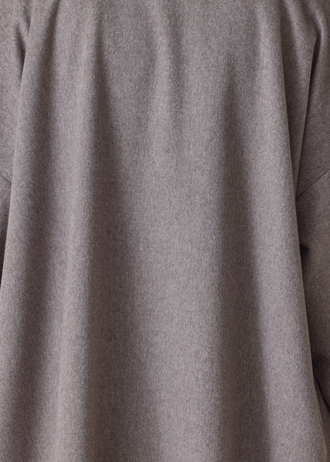 cashmere wide a-line shawl collar coat - long plus (darknatural)