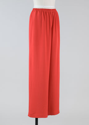 silk flared trouser