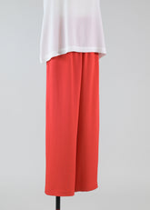 silk flared trouser