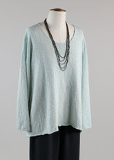 bateau neck sweater - mid plus