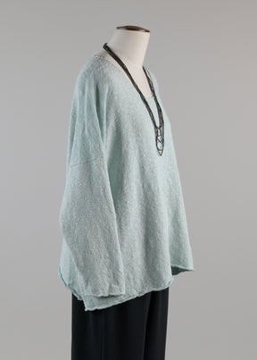 bateau neck sweater - mid plus