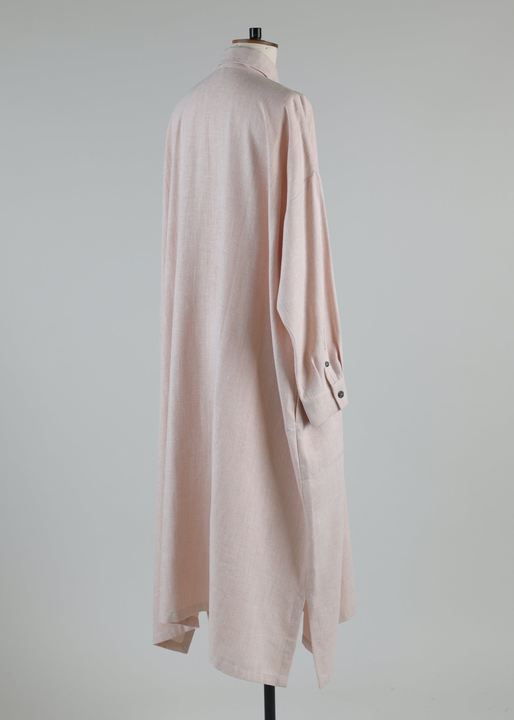 wide a-line shirt dress with collar