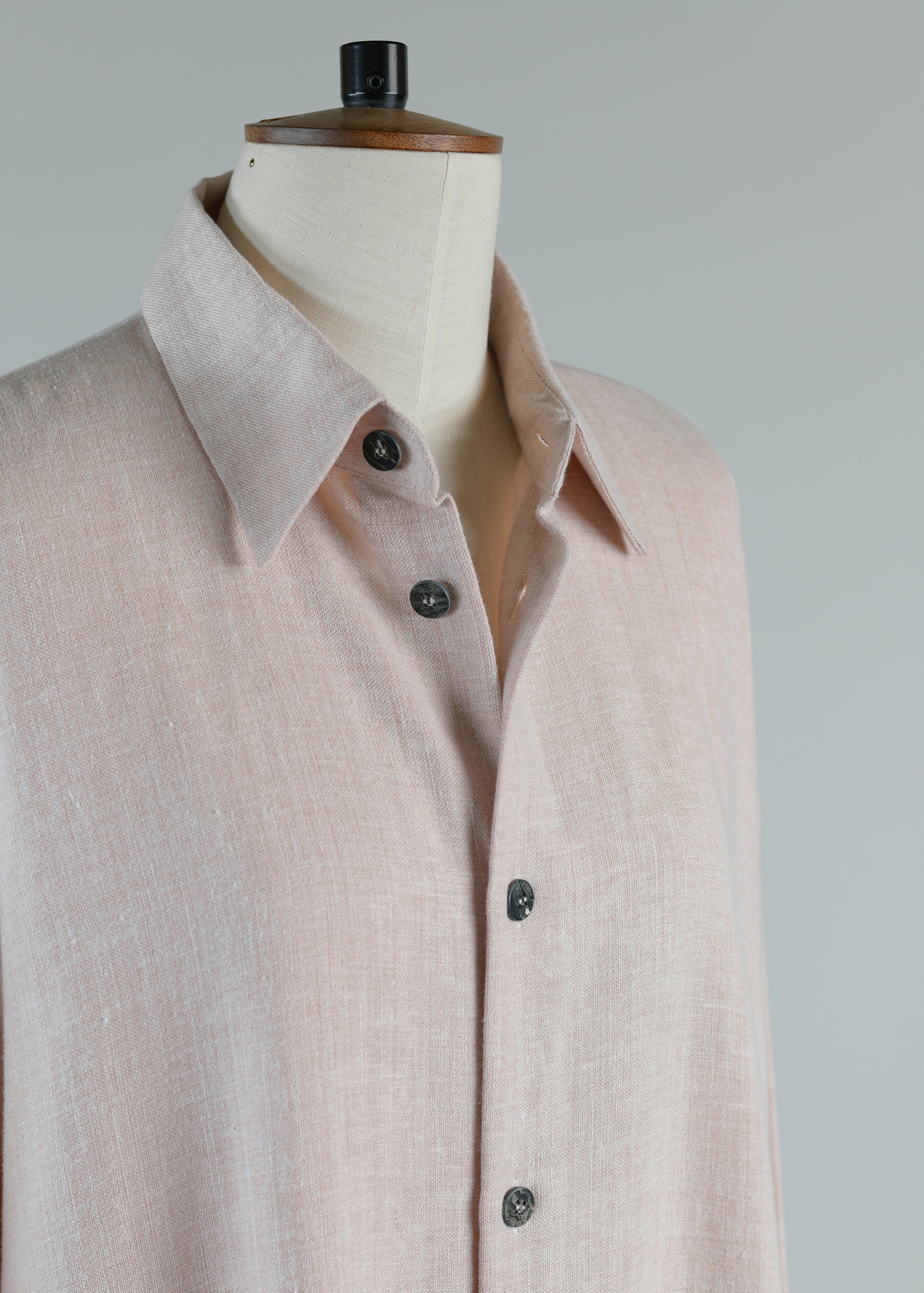 wide a-line shirt dress with collar