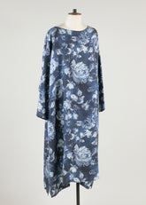 wide a-line scoop neck dress