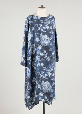 wide a-line scoop neck dress