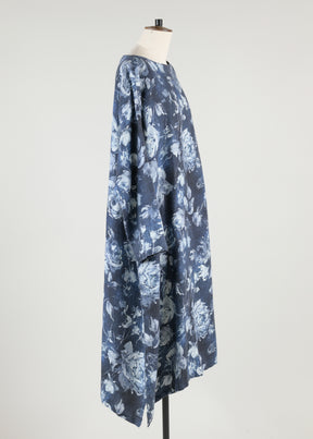 wide a-line scoop neck dress