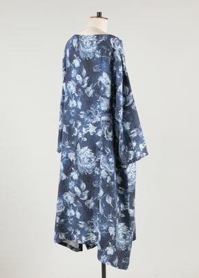 wide a-line scoop neck dress