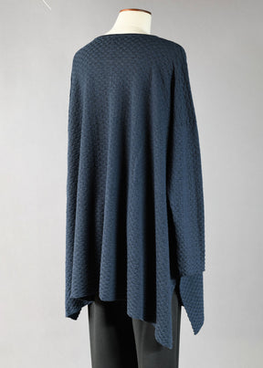 cashmere linen mix slim sleeve bateau neck dps sweater - long