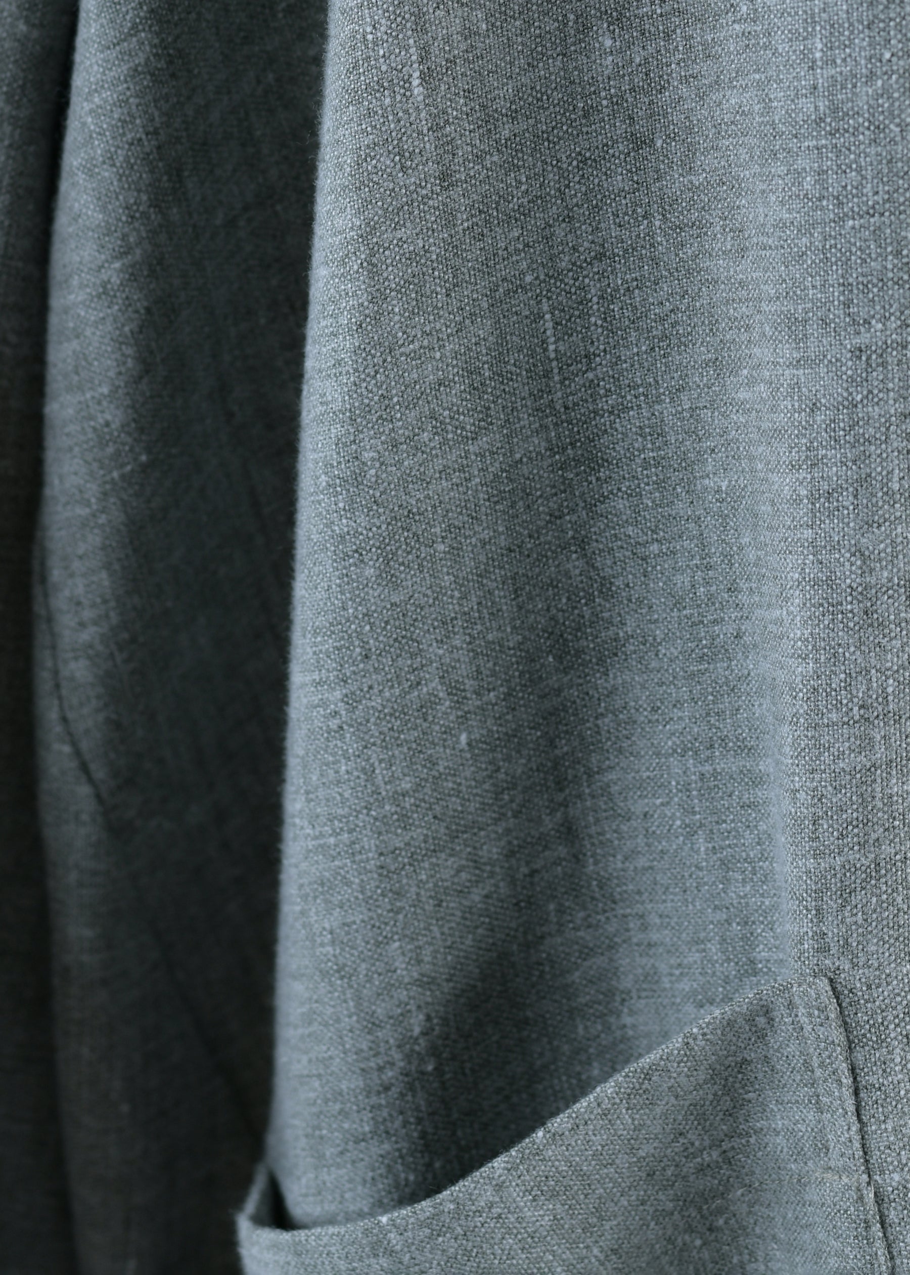 angle-to-front side seam monks top - long