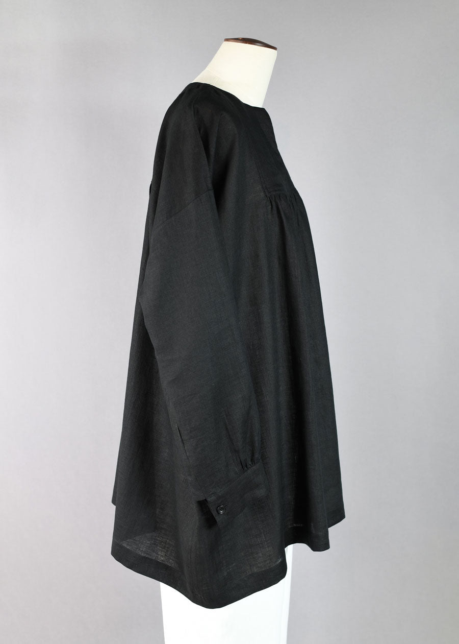 slit neck peasant smock - long plus