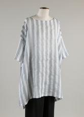 longer back scoop neck t-shirt - long plus with slits