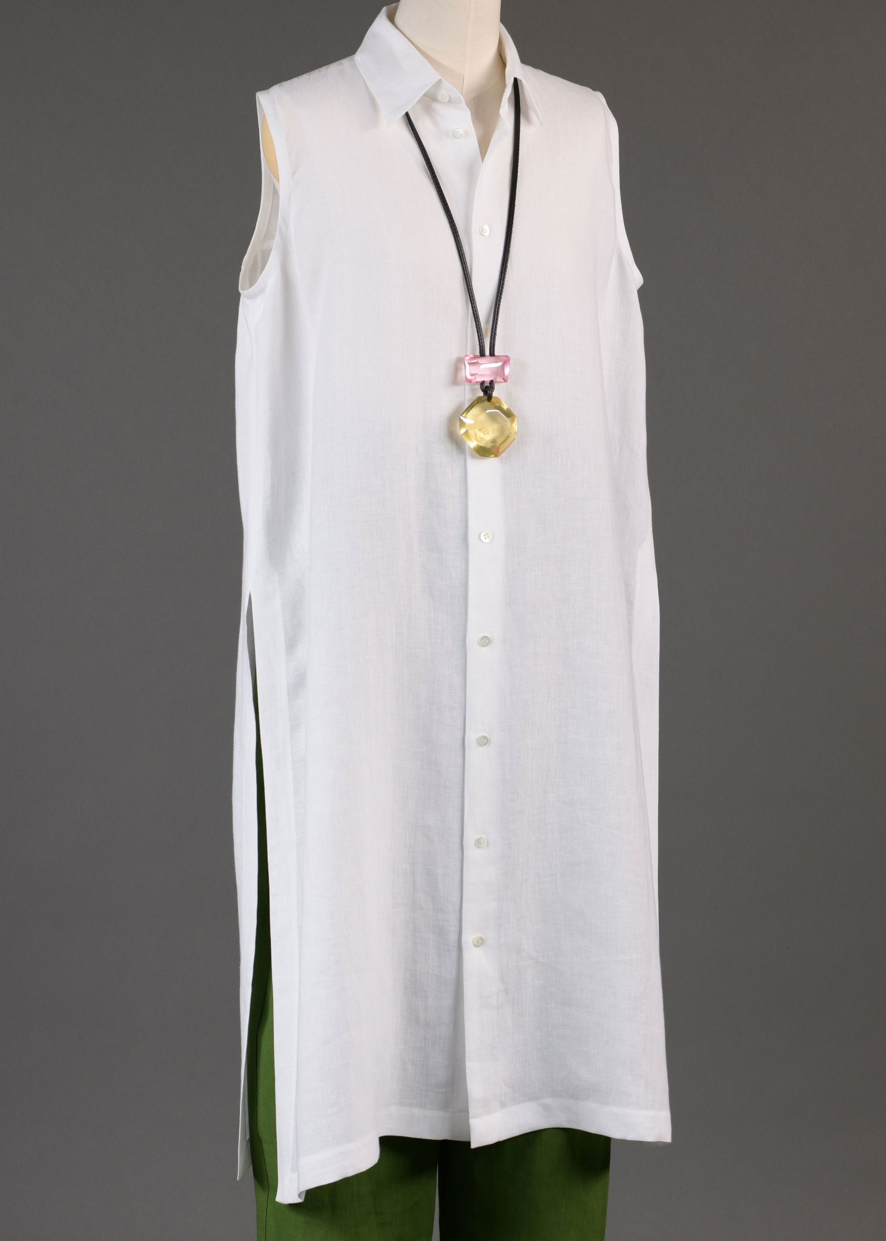 DOT COLLARLESS SHIRT | BORDERS at BALCONY