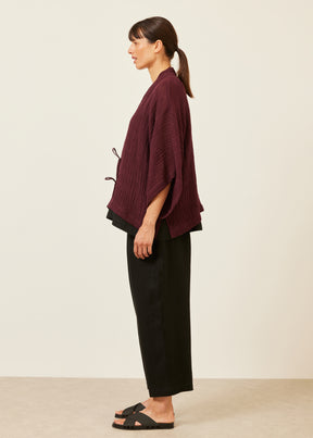 linen mix shanghai jacket - mid