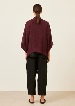 linen mix shanghai jacket - mid