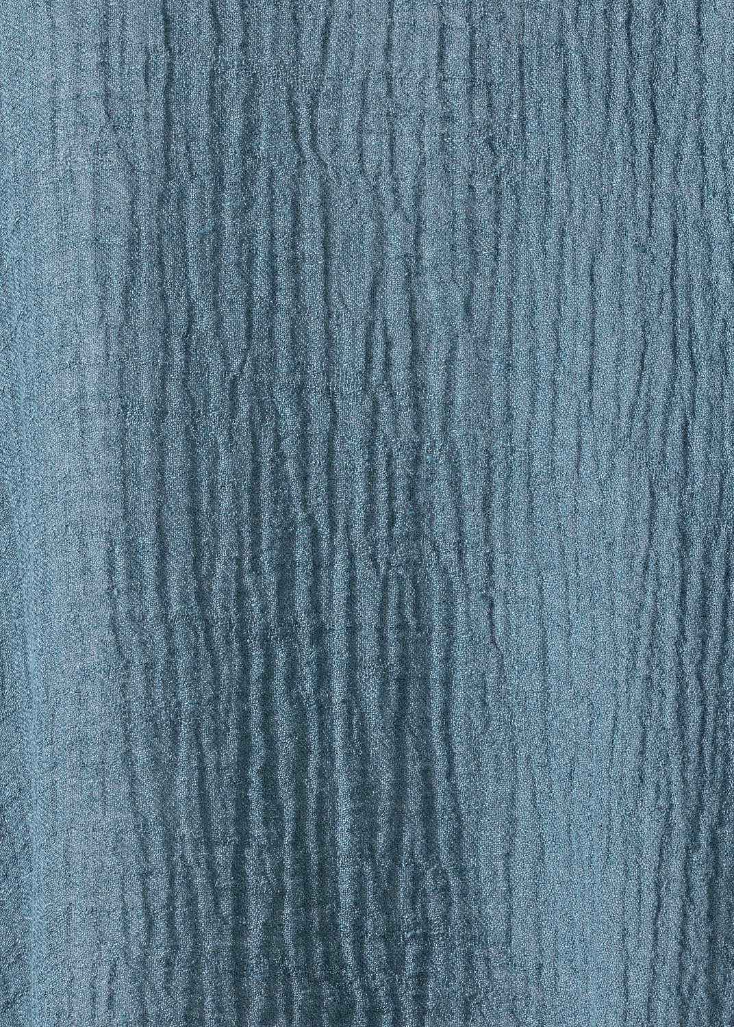 linen gauze wide short sleeve scrunch shawl collar jacket - long plus (darkturquoise)