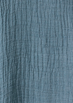 linen gauze shanghai jacket - mid (darkturquoise)