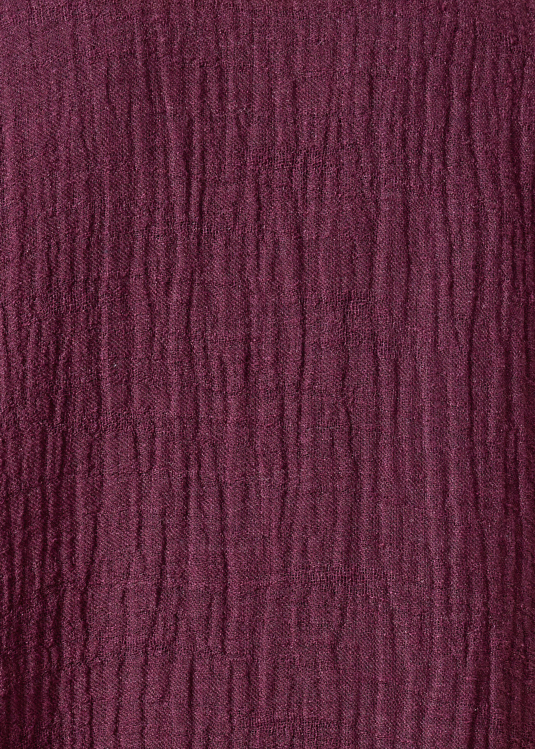 linen gauze wide short sleeve scrunch shawl abbaya coat (cochineal)