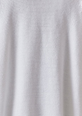 cotton mix open waistcoat - mid
