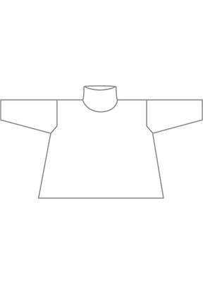 cotton linen mix  monks top - mid plus