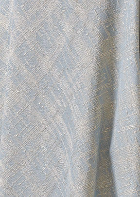 silk mix 3/4 sleeve bateau neck tunic - long