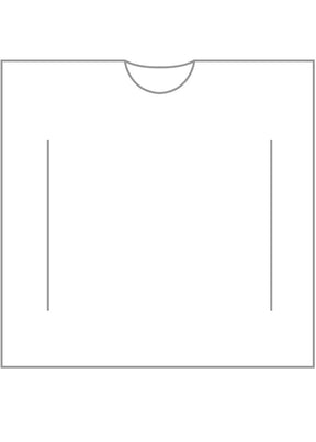 linen scoop neck kaftan - very long