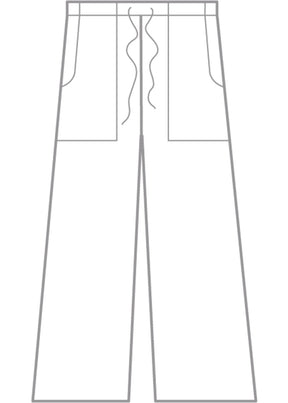linen patchpocket drawstring trouser