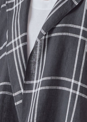 linen jacket coat - long