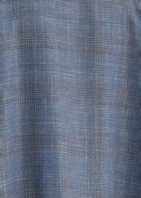 silk linen wool mix  angled to front monks top - long