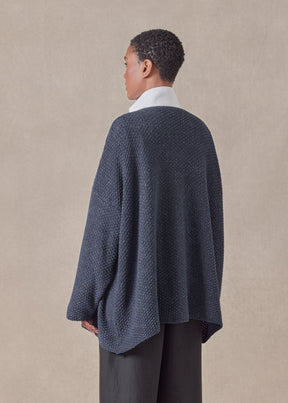 cotton linen mix  jacket coat - mid plus