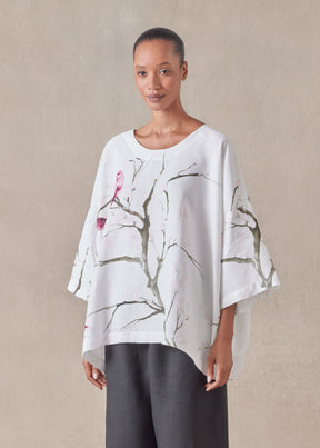 linen t-shirt tunic - long