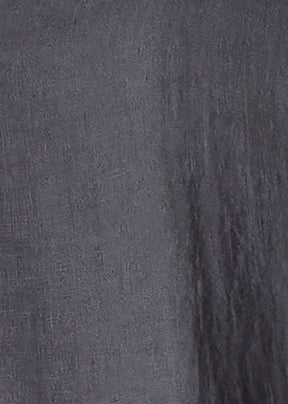 linen caucasus shirt dress with notch collar