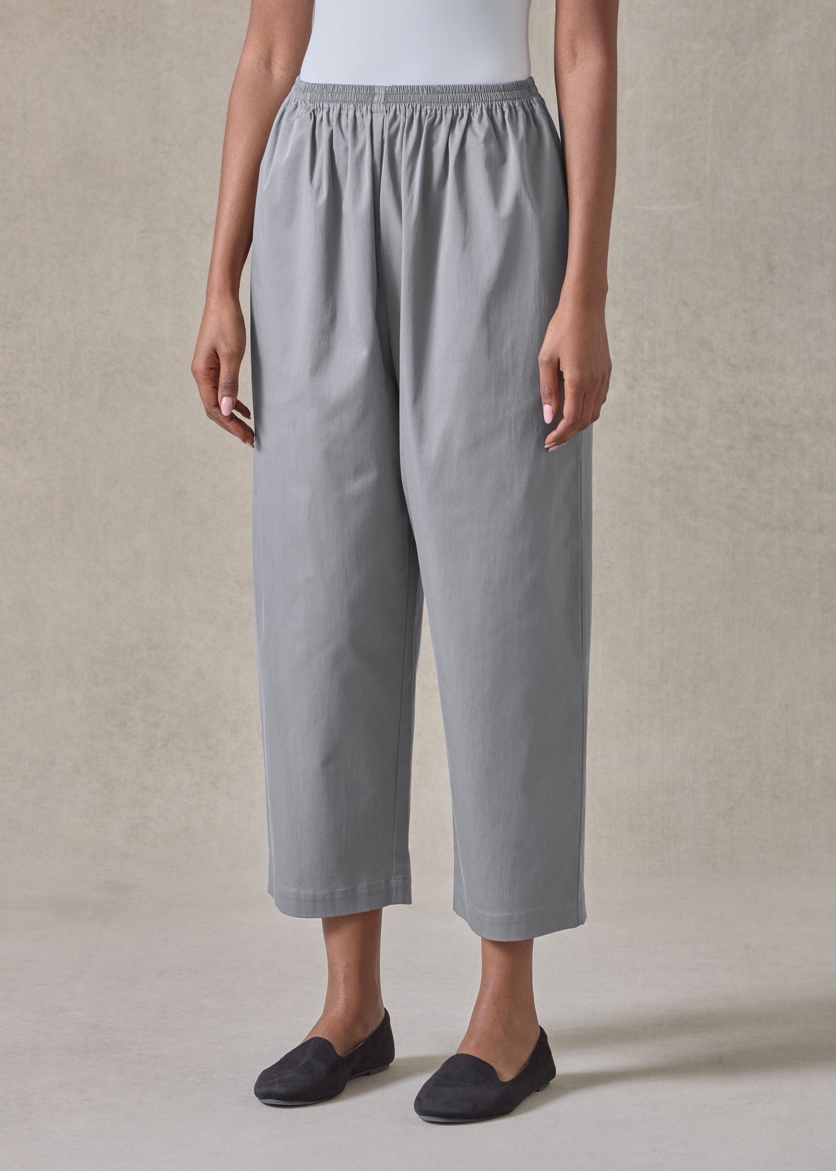 cotton stretch japanese trouser (greypale)