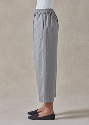 cotton stretch japanese trouser (greypale)