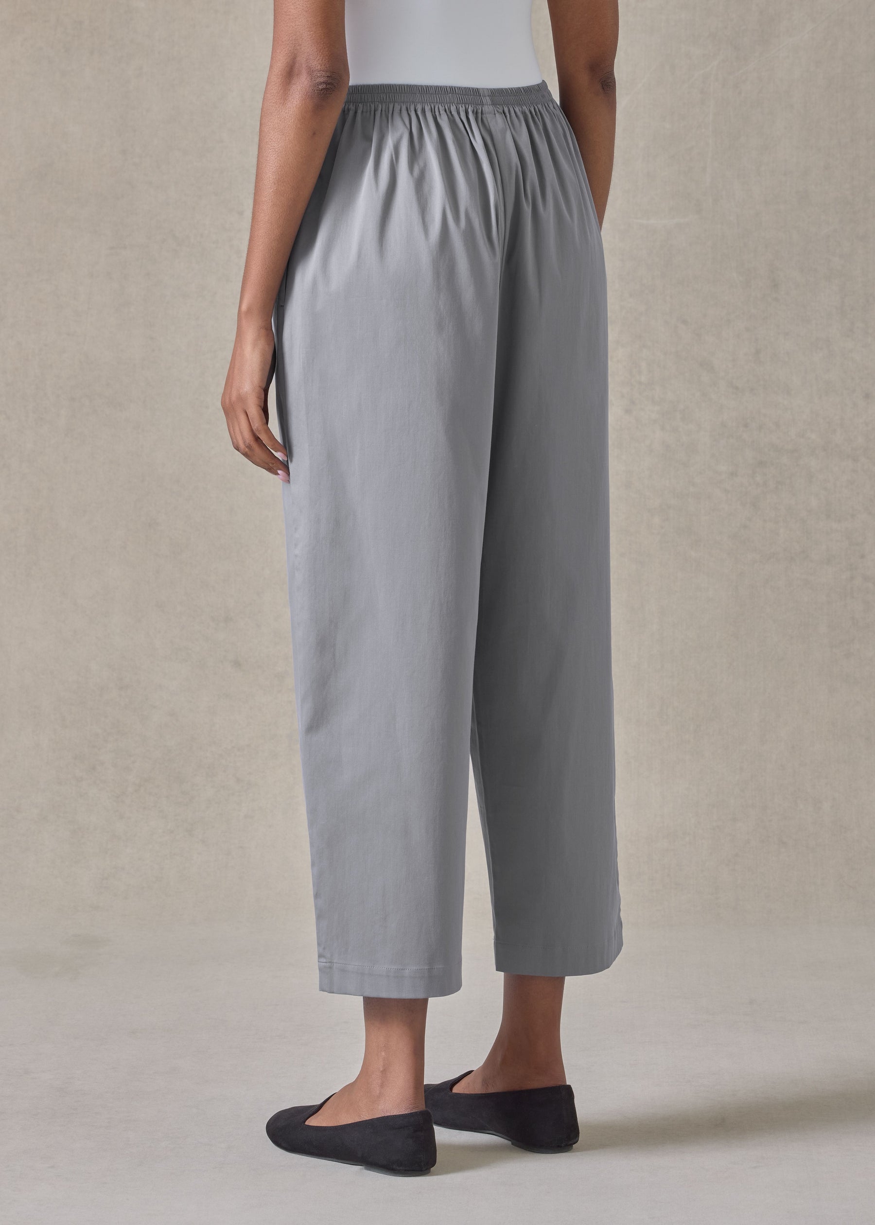 cotton stretch japanese trouser (greypale)