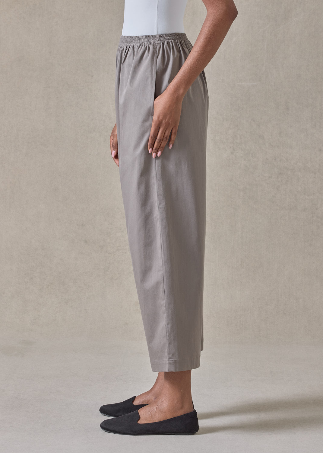 cotton stretch japanese trouser (mocha)