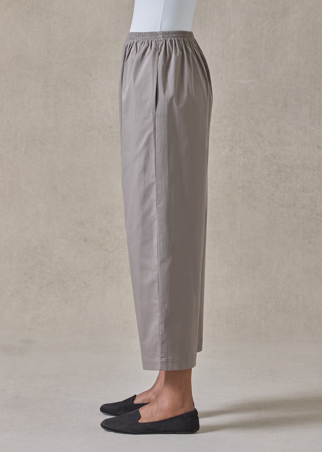 cotton stretch japanese trouser (mocha)