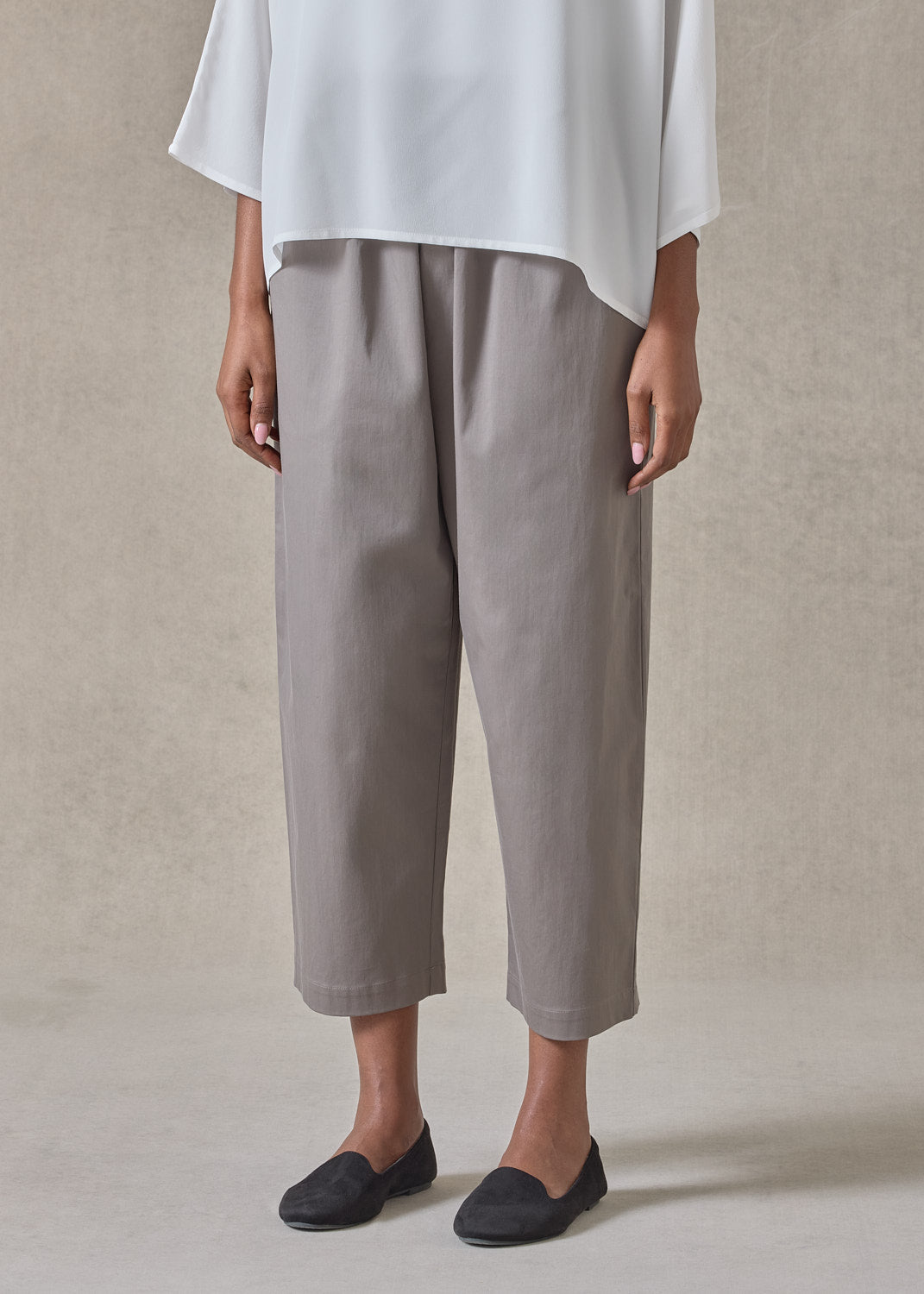 cotton stretch japanese trouser (mocha)