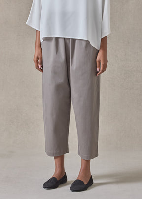 cotton stretch japanese trouser (mocha)