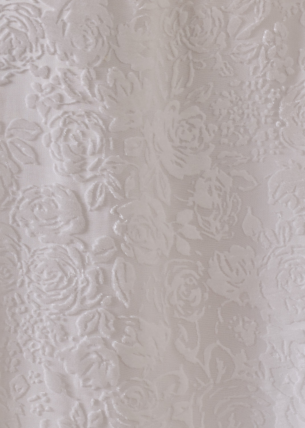 Devore Velvet silk mix kaftan - long (white)