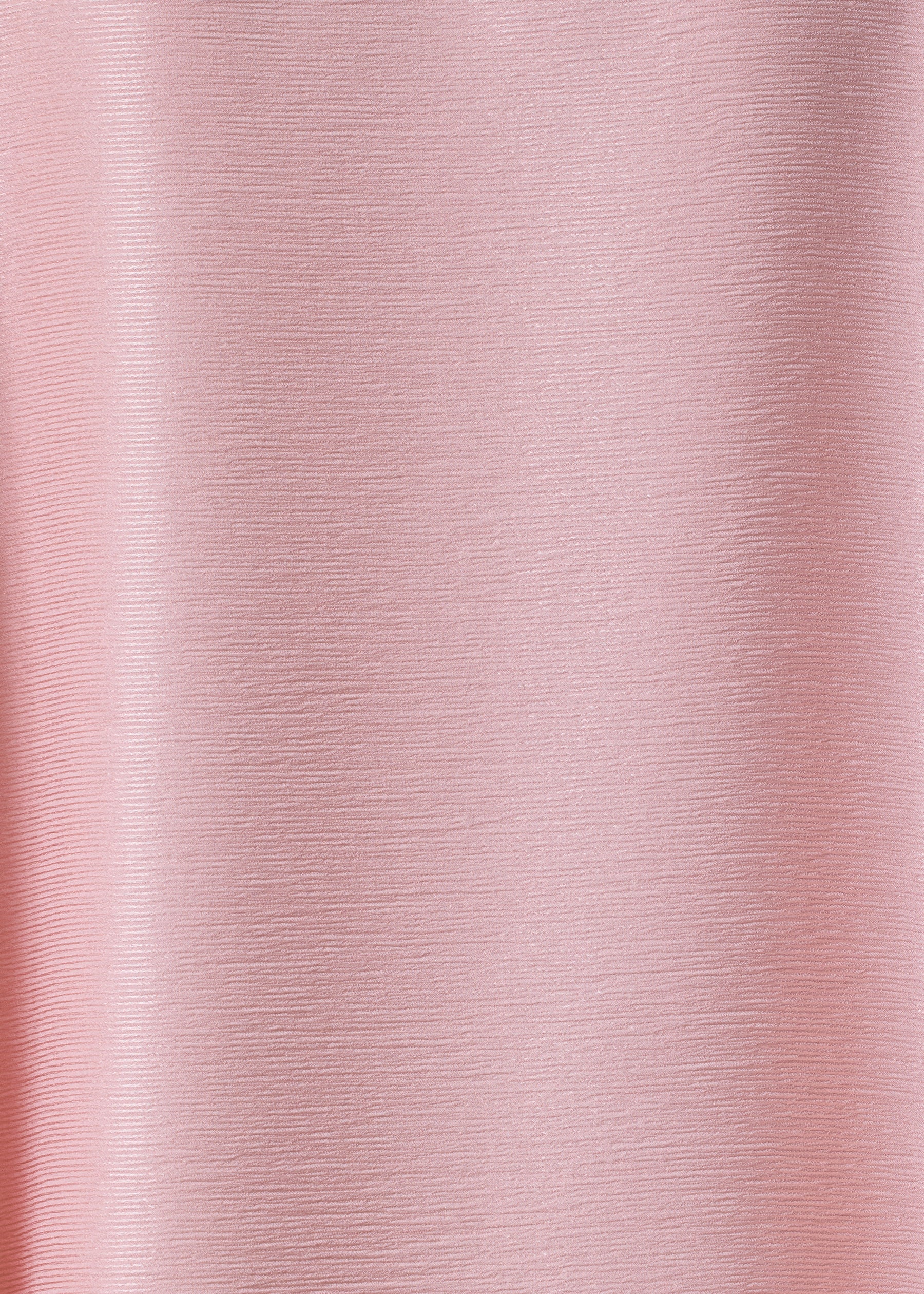 midweight silk plissé dps scoop neck top - mid plus (rosepowder)