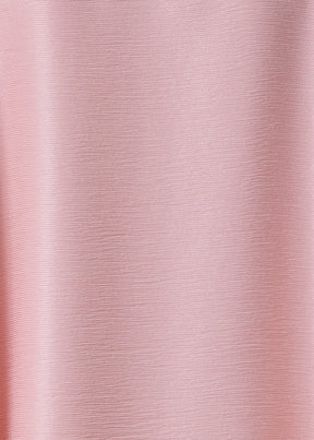 midweight silk plissé dps scoop neck top - mid plus (rosepowder)