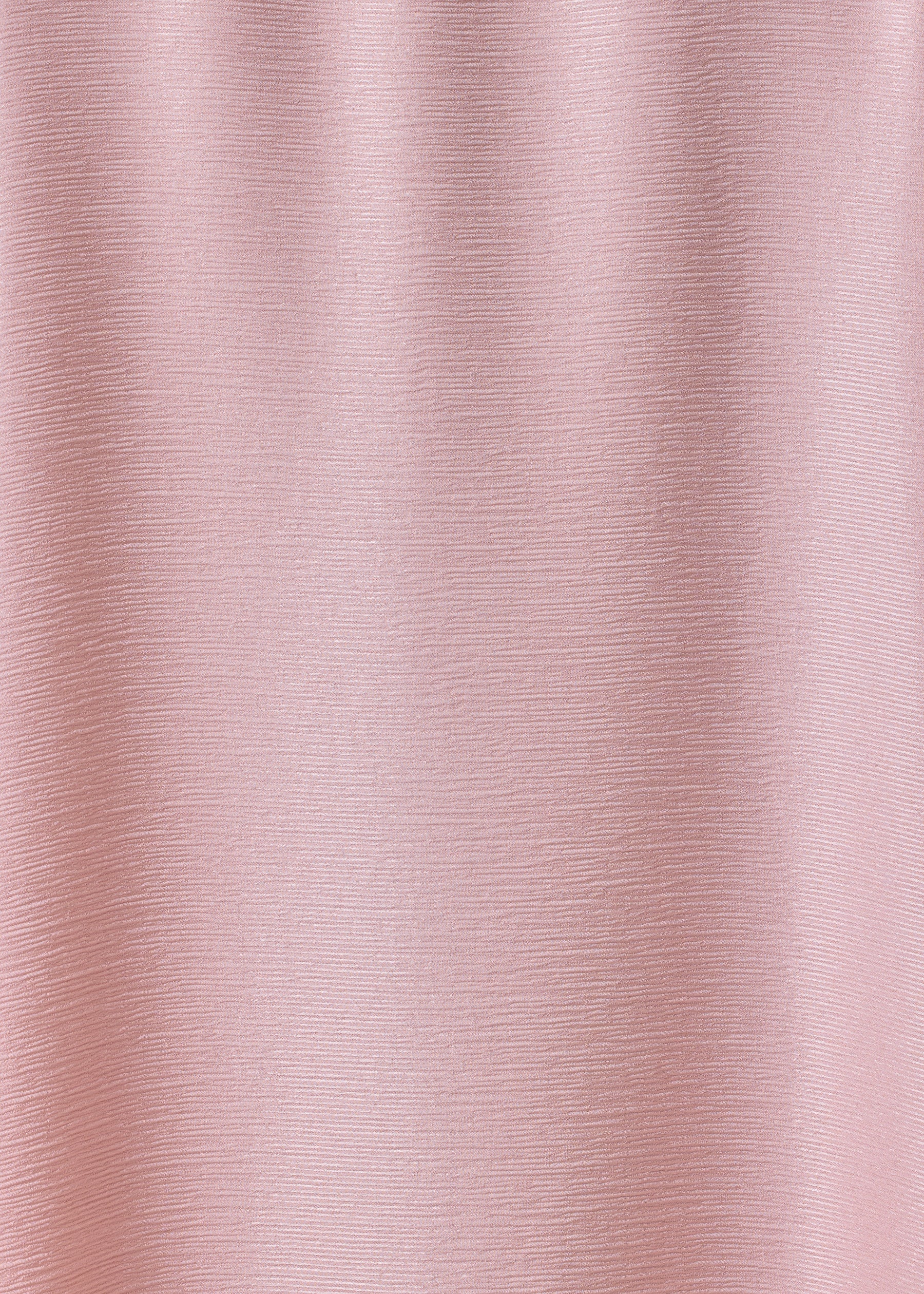 midweight silk plissé scoop neck dress (rosepowder)