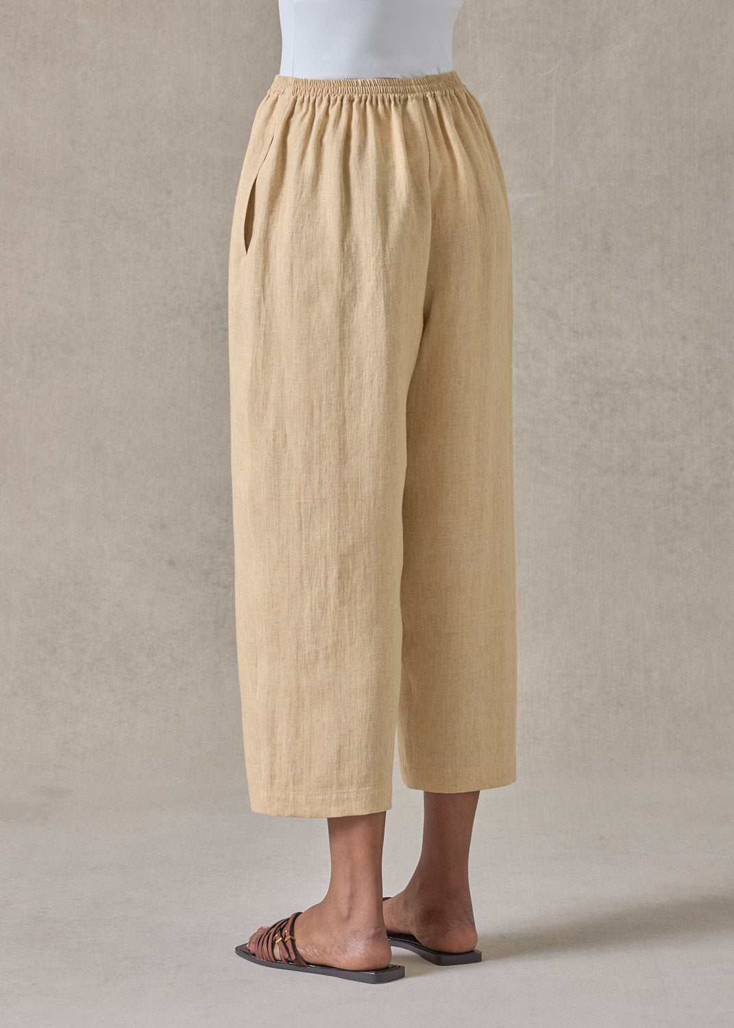 lightweight delave linen japanese trouser (haylight)