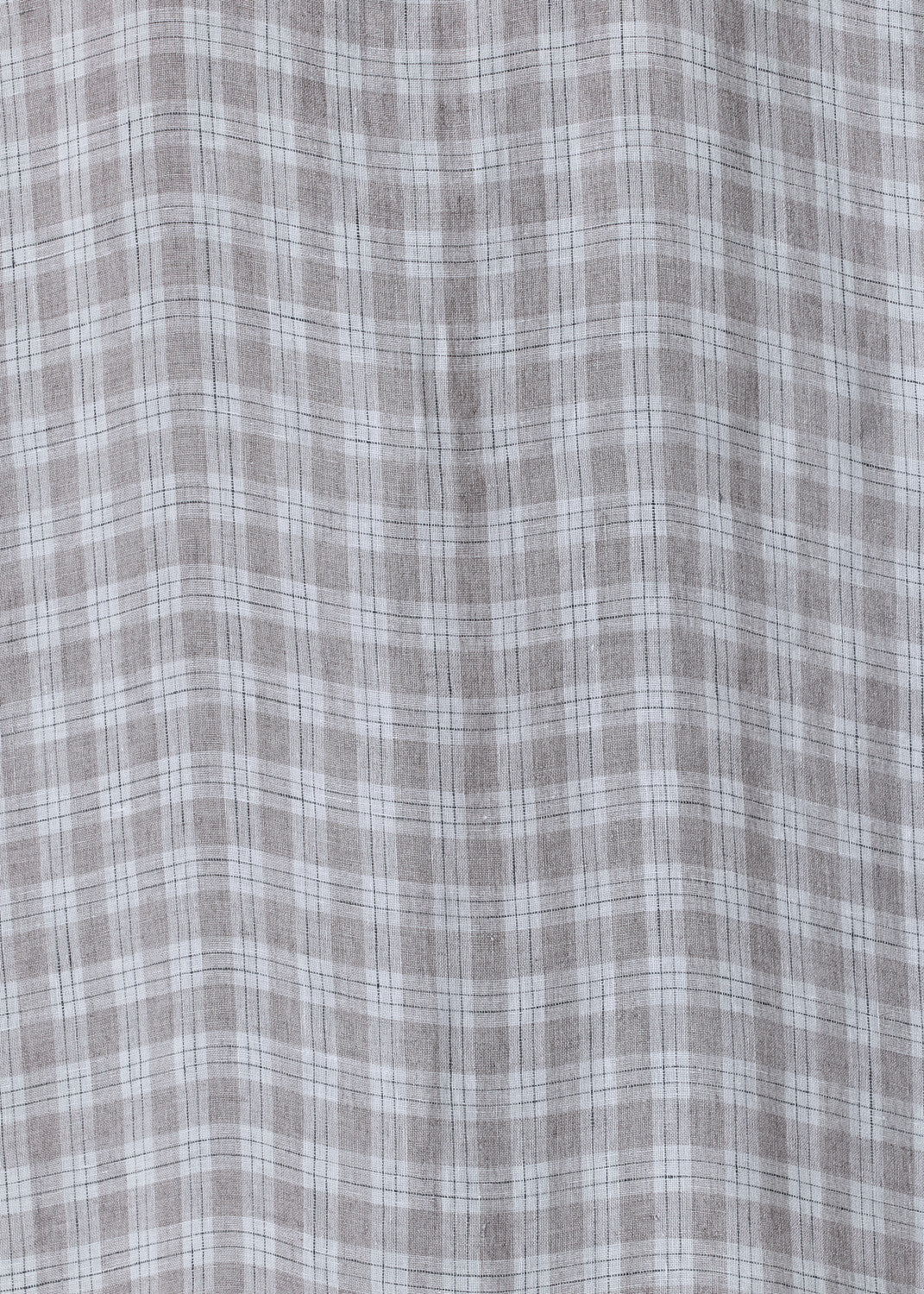 delave linen double pointed sides short sleeve shirt with collar - mid plus (stone)