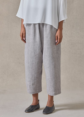 heavyweight delave linen japanese trouser (stone)