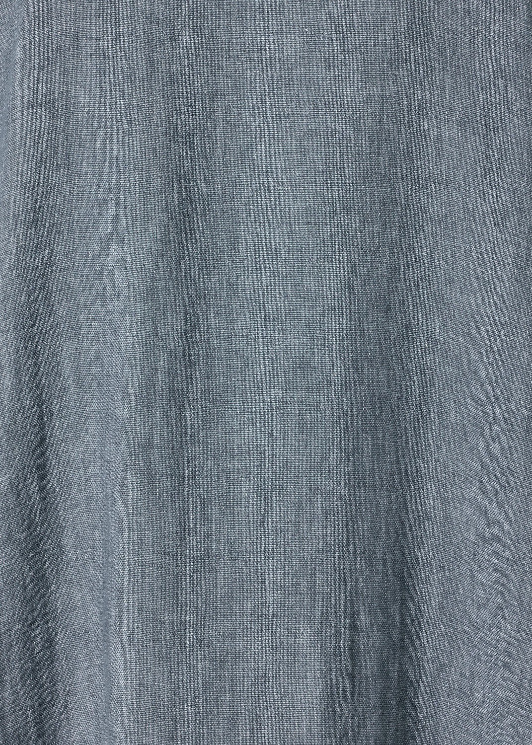 heavyweight delave linen longer back wide mandarin jacket - long (petrol)