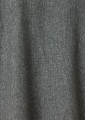 heavyweight delave linen angle to front double stand collar jacket - long (olivedark)