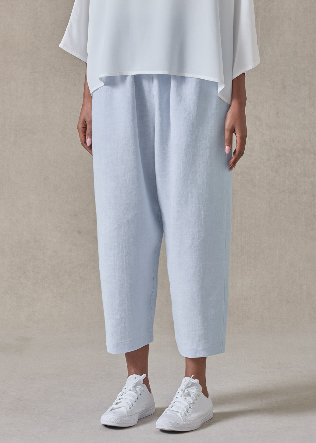 lightweight linen japanese trouser (bridgertonblue)
