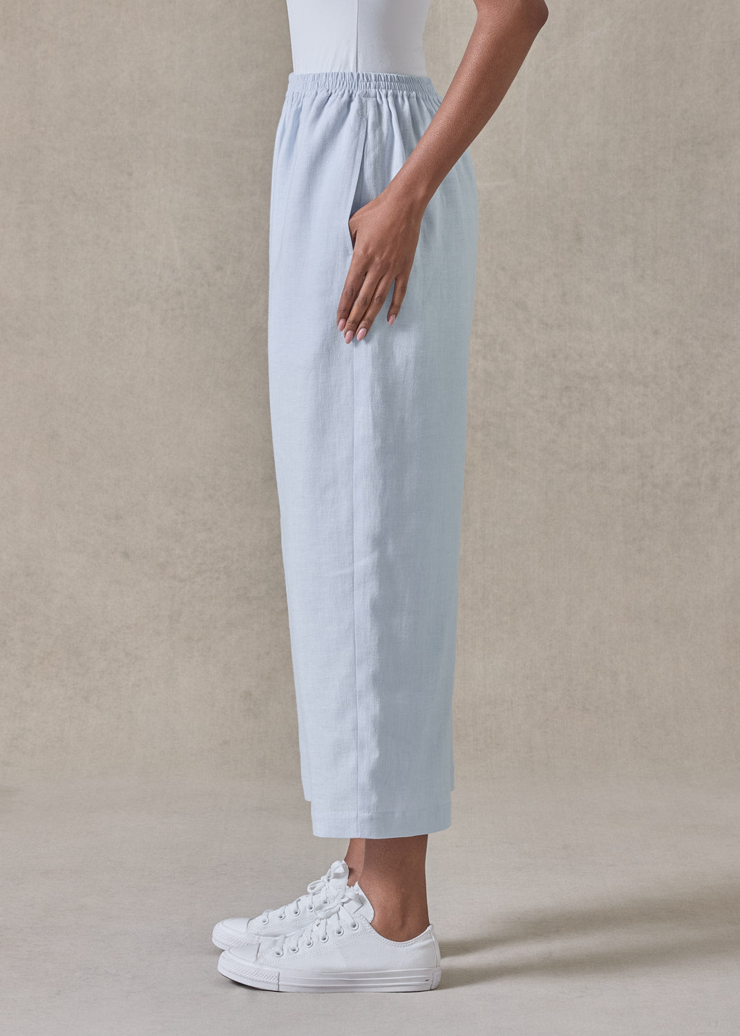 lightweight linen japanese trouser (bridgertonblue)